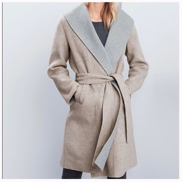 Eileen Fisher Jackets & Blazers - Eileen Fisher Wool Coat Shawl Jacket